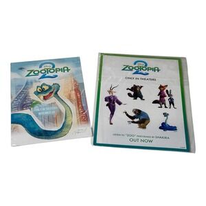 Disney Promotional Zootopia 2‎ Stickers and Postcards Promo
